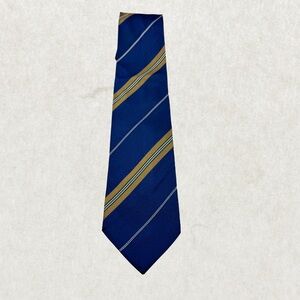 Vintage BOSS Hugo Boss 100% Silk Striped Tie, 53” x 3.5”